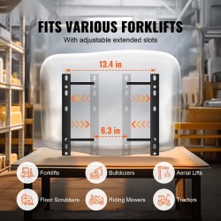 Työkoneen istuin PVC-päällisellä 160–340 mm kiinnitysuralle mikroturvakytkimellä kaksoisvedenpoistoaukoilla