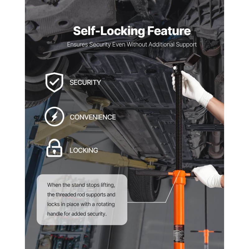 Nostimen tukiteline teräs 0,75 tonnia 1340–1930 mm kumipehmustettu nostokuppi