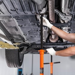 Nostimen tukiteline teräs 0,75 tonnia 1340–1930 mm kumipehmustettu nostokuppi