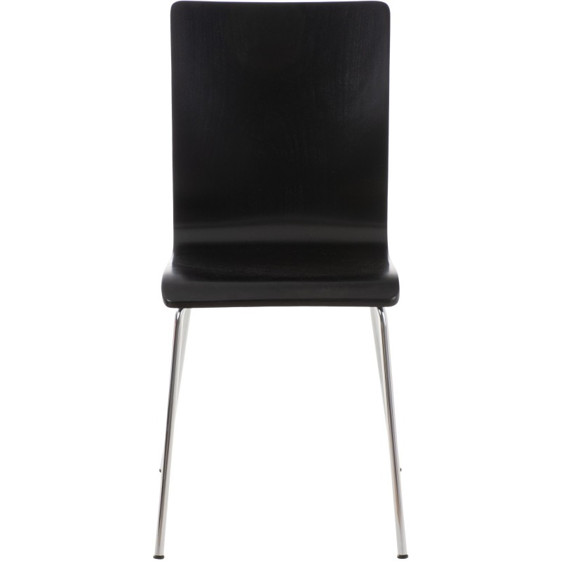 4 kpl Pepe-odotushuonetuoli ergonominen puuistuin kromattu metallirunko