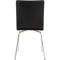 4 kpl Pepe-odotushuonetuoli ergonominen puuistuin kromattu metallirunko