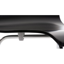 4 kpl Pepe-odotushuonetuoli ergonominen puuistuin kromattu metallirunko