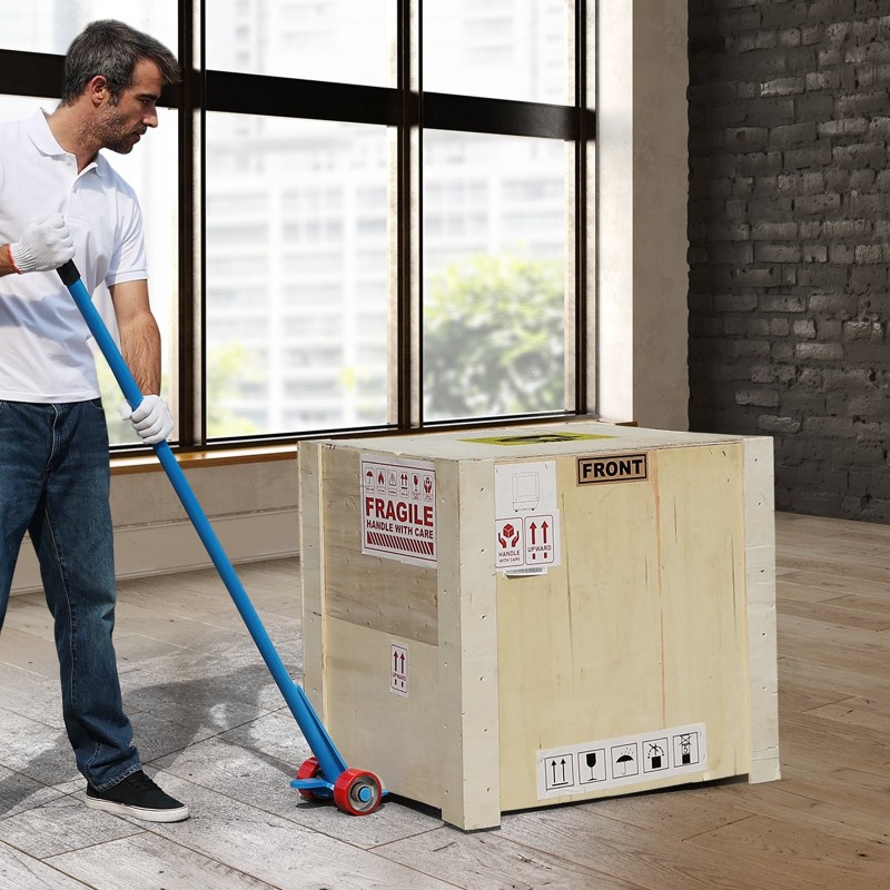 Lavapurkutyökalu hiiliteräs Q235 152 cm pitkä varsi 4 t kuormankantokyky pyörillä