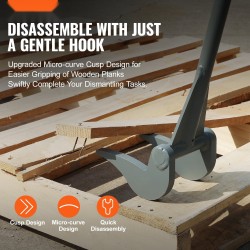 Lavapurkutyökalu hiiliteräs 127 cm varsi 907 kg kantokyky 102 mm haarukkaväli