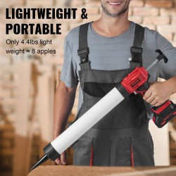 Sähköinen saumausmassapistooli 20V 600ml 4-portainen 270 kg 2000mAh akku