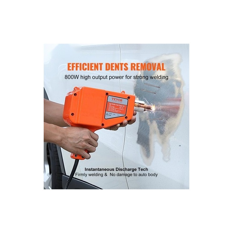 Nastapistehitsauslaite 800W 5 hitsaustilaa lommonkorjaussarja teräkselle sinkitylle pellille