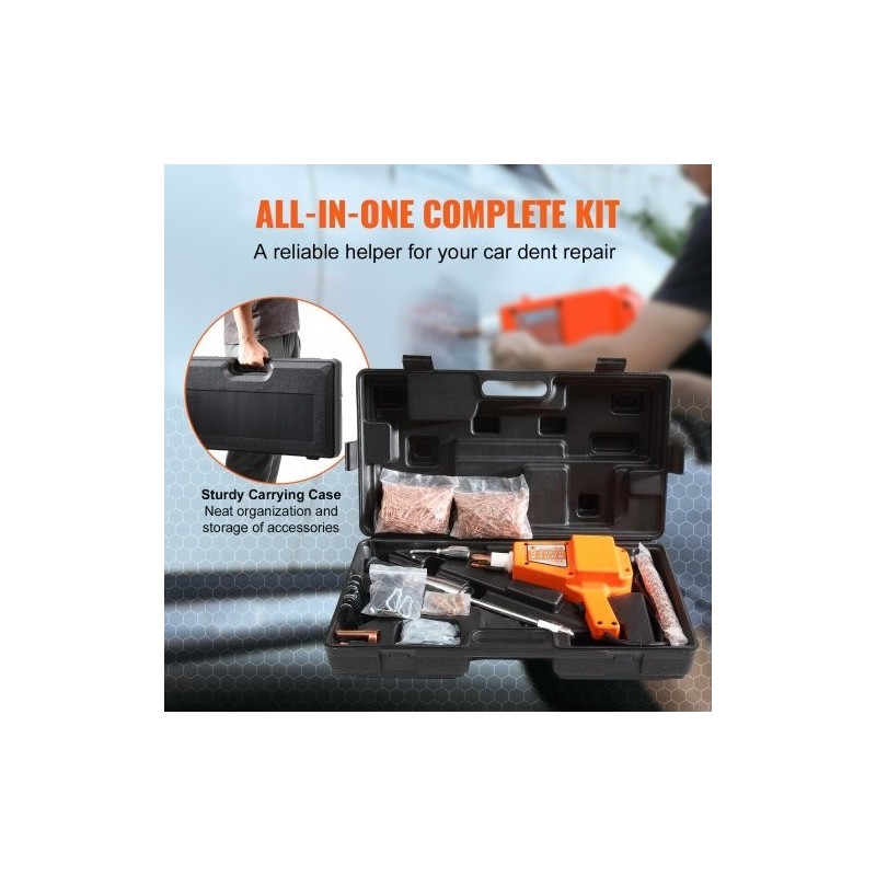 Nastapistehitsauslaite 800W 5 hitsaustilaa lommonkorjaussarja teräkselle sinkitylle pellille