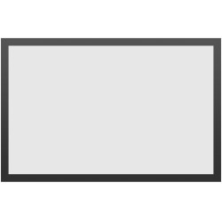 LED-julistekehys alumiini ja akryyli 27×40 tuuman musta seinäkiinnitys