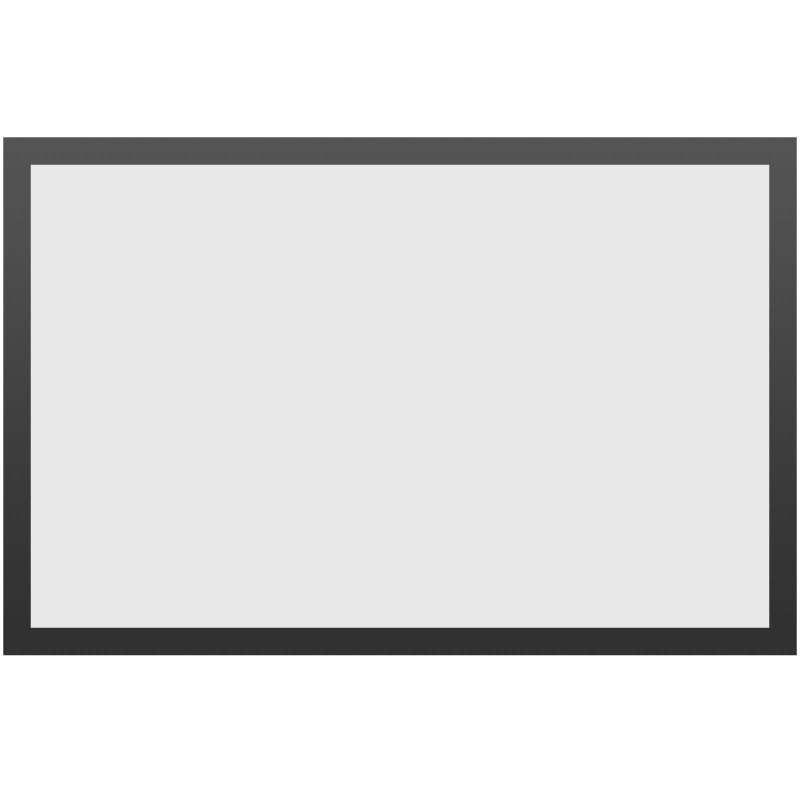 LED-julistekehys alumiini ja akryyli 27×40 tuuman musta seinäkiinnitys