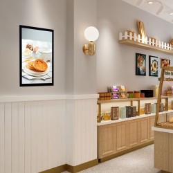 LED-taustavalaistu julisterunko alumiinirunko 570 x 366 mm pysty ja vaaka