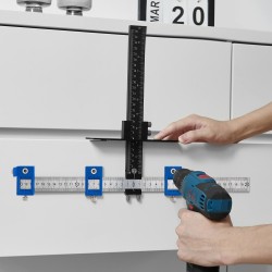 Vetimien asennusjigi säädettävä alumiiniseos ja ruostumaton teräs keskipistotyökalulla