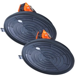 Imukupit NBR materiaalia 203 mm 2 kpl 279 kg kokonaiskuorma lasin nostoon