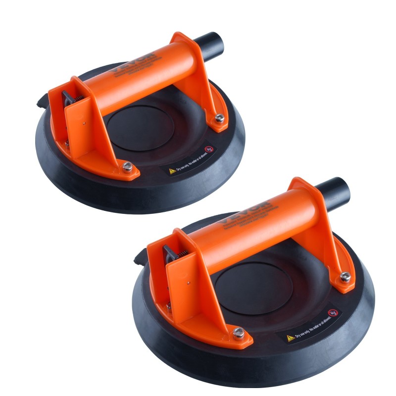 Imukupit NBR-materiaalia 203 mm 2 kpl 279 kg kokonaiskuorma lasin nostoon