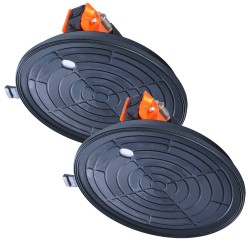 Imukuppinostin NBR kumi 203 mm 279 kg kantavuus 2 kpl teräskahvalla