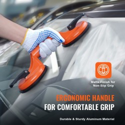 Imukuppusarja imukumilla 119 mm 2 kpl alumiinikahvoilla lasin ja paneelien nostoon