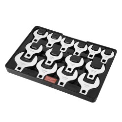 Avohylsyavainsarja 14 osaa teräs puolituuman neliökiinnitys SAE-mitat