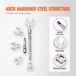 Lukkopääavainsarja 3/8 vetokanta 20-osainen lujateräs metriset 10–22 mm tuumakoot 3/8–7/8 EVA-alusta