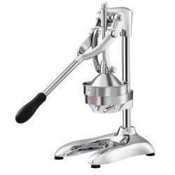 Manuaalinen sitruspuristin ruostumaton teräs liukumaton kumipohja astianpesukoneessa pestävät osat