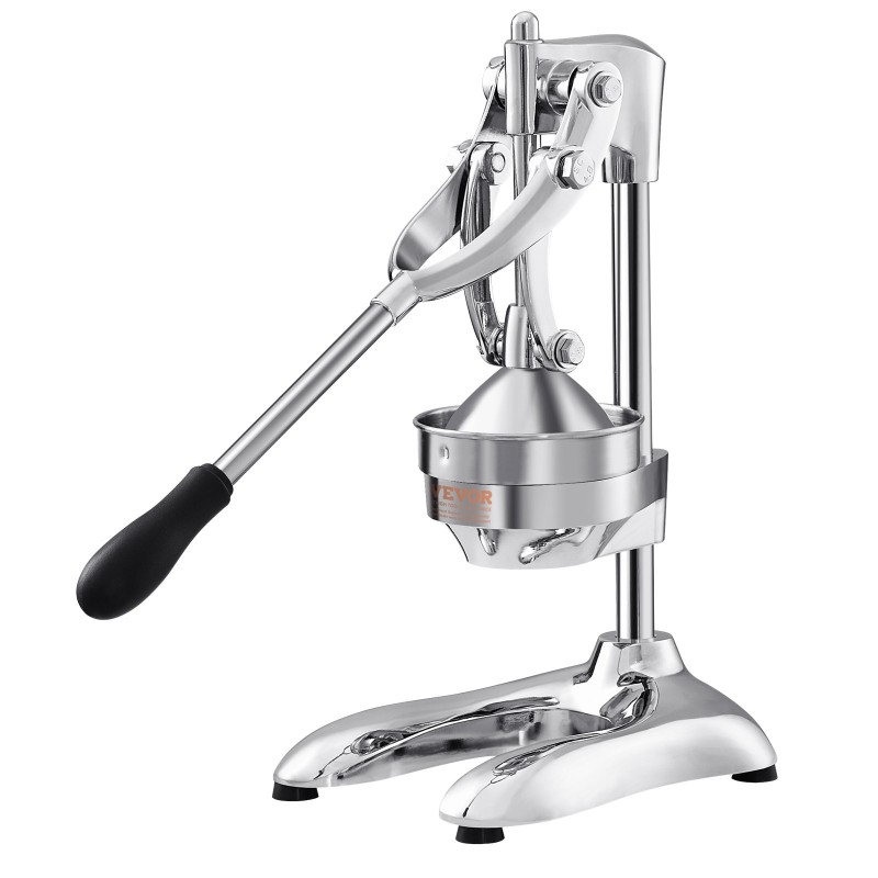 Manuaalinen sitruspuristin ruostumaton teräs liukumaton kumipohja astianpesukoneessa pestävät osat