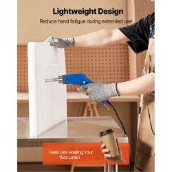 Kuumaveitsi vaahtoleikkuri säädettävä lämpötila 50–500 °C 150 ja 200 mm terät