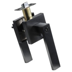 Ovenpainikesetti lukittava avaimella musta sinkkiseos käännettävä 34 9 45 mm