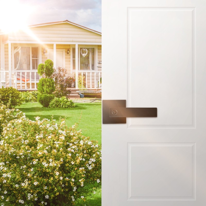 Ovenpainikesetti lukittava avaimella musta sinkkiseos käännettävä 34,9–45 mm