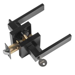 Ovenpainikesetti lukittava avaimella musta sinkkiseos käännettävä 34,9–45 mm