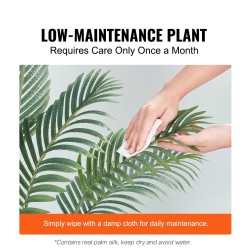 Tekopalmu aidonnäköinen polyeteenimateriaali 1219 mm korkea 2 kpl sisä ja ulkokäyttöön