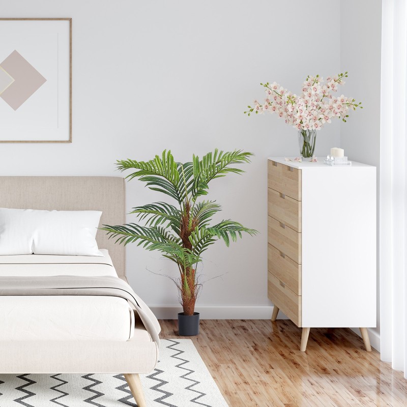 Tekopalmu aidonnäköinen polyeteenimateriaali 1219 mm korkea 2 kpl sisä ja ulkokäyttöön