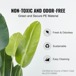 Tekokasvi paratiisilintu-puu 1,5 m PE-materiaali 1 kpl ruukulla sisäkäyttöön