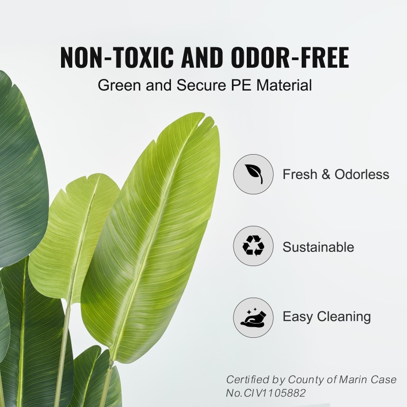 Tekokasvi paratiisilintu-puu 1,5 m PE-materiaali 1 kpl ruukulla sisäkäyttöön