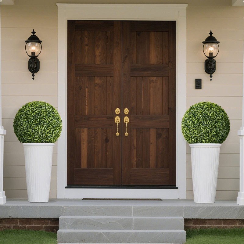 Keinotekoinen puksipuupallo 584 mm polyeteenilehdet 1 kpl ulkokäyttöön ja sisätiloihin