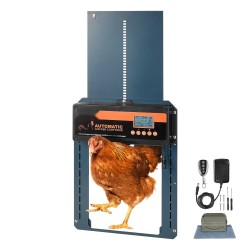 Automaattinen alumiininen kanalan ovi 210×260 mm valotunnistin ajastin