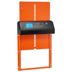 Automaattinen kanalan liukuovi alumiiniseos ABS-muovi paristokäyttöinen ajastin manuaalitila puristussuoja vedenpitävä tiivistys