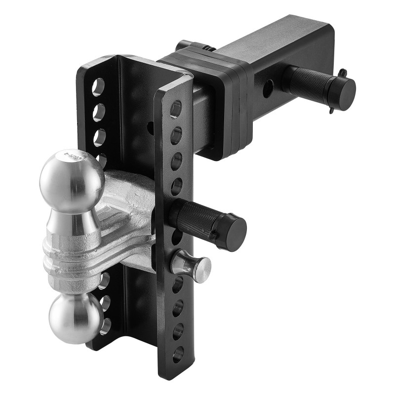 Perävaunun kuulavetokannatin hiiliteräs 63,5 mm vetolaitteelle kuulat 50 mm ja 58,7 mm