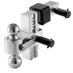 Säädettävä kolmikuulainen perävaunun vetokytkin 2 tuuman vastaanottimelle, 6 tuuman pudotus, 6800 kilogrammaa