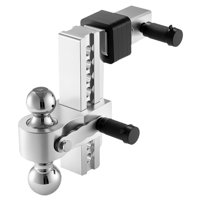 Säädettävä kolmipalloinen vetokuulakiinnike 2 tuuman vastaanottimeen 6800 kg 203 mm pudotus