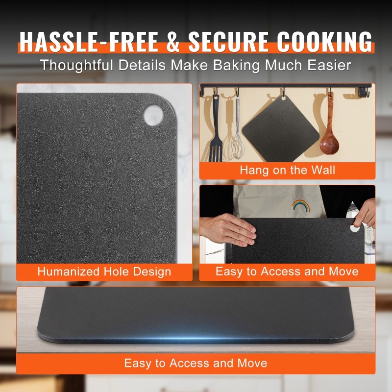 Pizzateräslevy esimaustettu hiiliteräs 340×250×6 mm uuniin ja grilliin