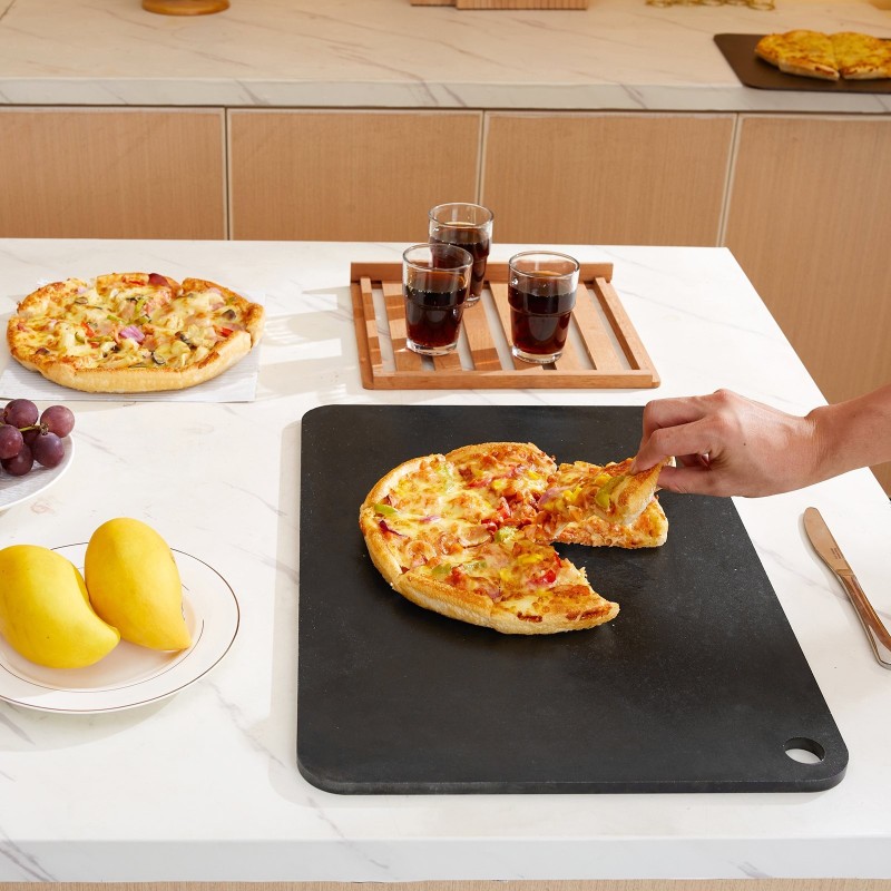 Pizzateräs esimaustettu Q235 hiiliteräs 508x355x10 mm uuniin ja grilliin