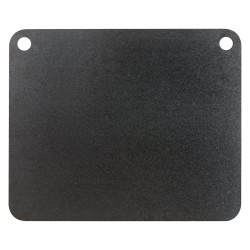 Pizzateräslevy esimaustettu hiiliteräs 406 x 368 x 10 mm uuniin ja grilliin