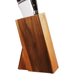 Veitsiteline akasiapuuta 175x110x250 mm irrotettavalla PP harjalla kallistettu luistamattomilla jaloilla