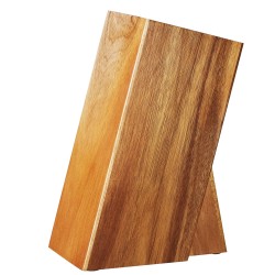 Veitsiteline akasiapuuta 175x110x250 mm irrotettavalla PP-harjalla kallistettu luistamattomilla jaloilla