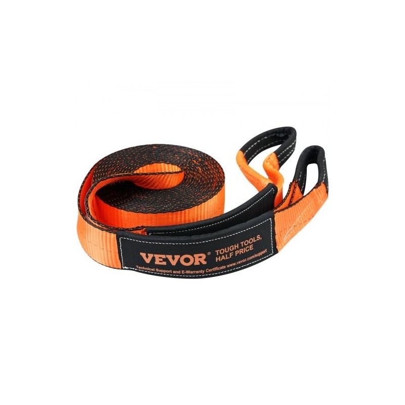 Talteenottosarja maastoajoneuvoille polyesterinen 7,6x914,4cm 13608kg 2 D-lenkkisakkelia 20000kg säilytyslaukku