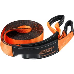 Maastoajoneuvojen talteenottosarja polyesteri hinausliina 7,6 x 914,4 cm 2 D-rengassakkelia väkipyörä