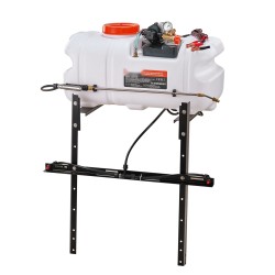 ATV/UTV-ruisku 60 l muovisäiliö 12 V pumppu messinkisuutin teleskooppipuomi 6,1 m letku