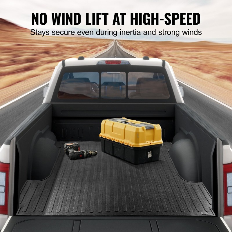 Kuminen lavamatto 6,2 mm paksu sopii Ford F150 2015–2023 lyhyt lava