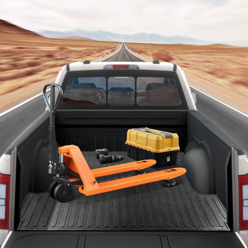 Kuminen lavamatto 6,2 mm paksu sopii Ford F150 2015–2023 lyhyt lava