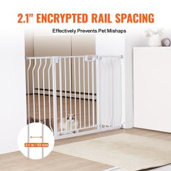 Turvaportti rauta ja muovi leveys 75–129 cm korkeus 76 cm portaikkoihin oviaukkoihin