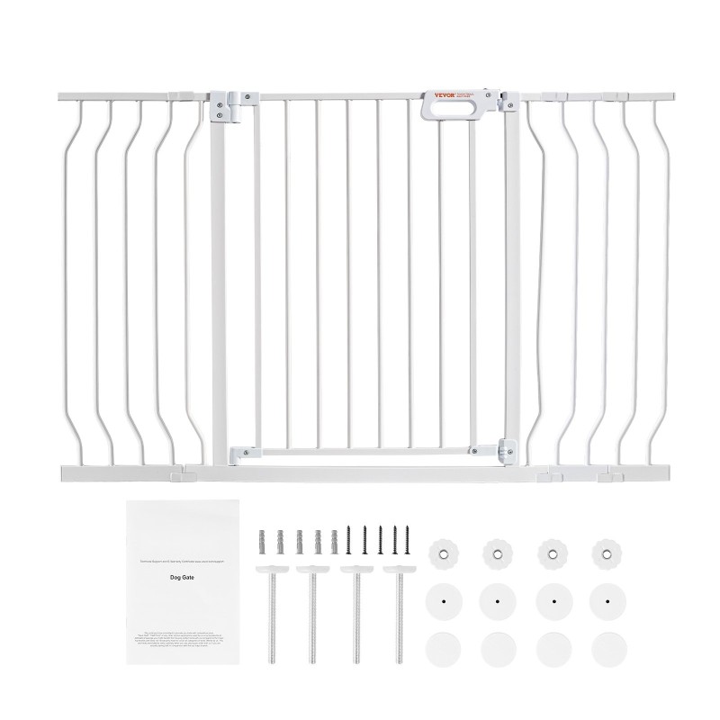 Turvaportti rauta ja muovi leveys 75–129 cm korkeus 76 cm portaikkoihin oviaukkoihin