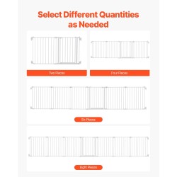 Turvaportti 8 paneelia 487,7 cm leveä 71,1 cm korkea lapsille ja lemmikeille